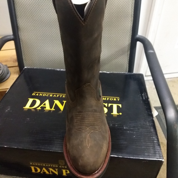 Men's Dan Post MID BRO OILY Boots - Picture 2 of 3